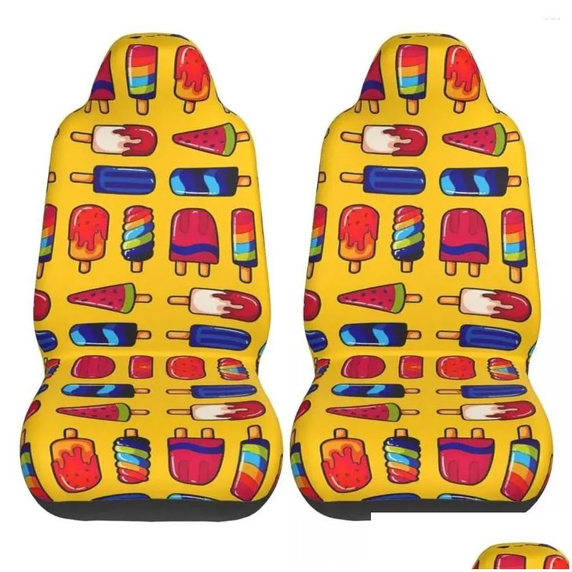 car seat covers popsicles frenzy cover custom printing universal front protector accessories cushion set