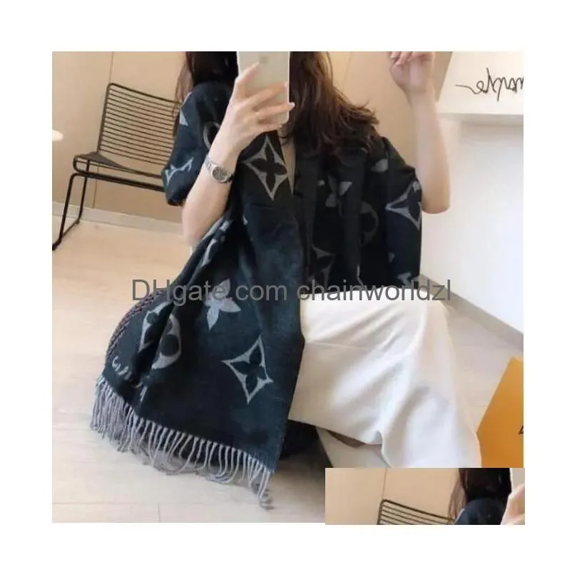 women cashmere scarf classic plaid designer scarves soft touch warm wraps with tags autumn winter long shawls