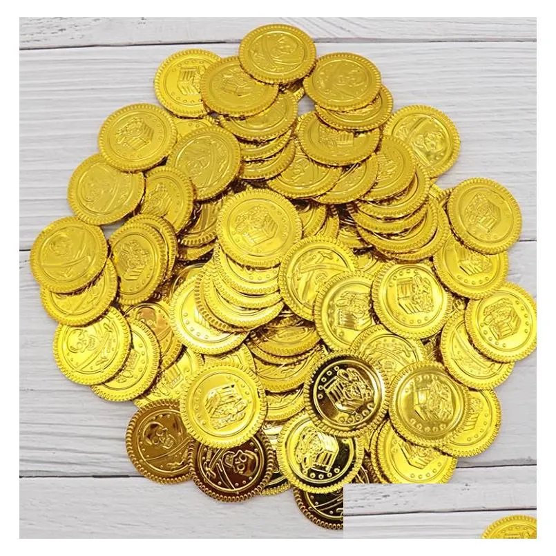 replica gold bar fake pirate coins party novelty decoration golden brick bullion realistic movie treasure hunting game prop abs