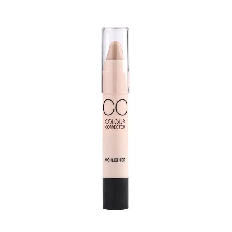 Concealer Menow Cc Color Corrector Concealer Pen Matic Rotation Concealers Pencil Contour Moisturizing Facial Redness Dark Circles Dro Dh1Dp