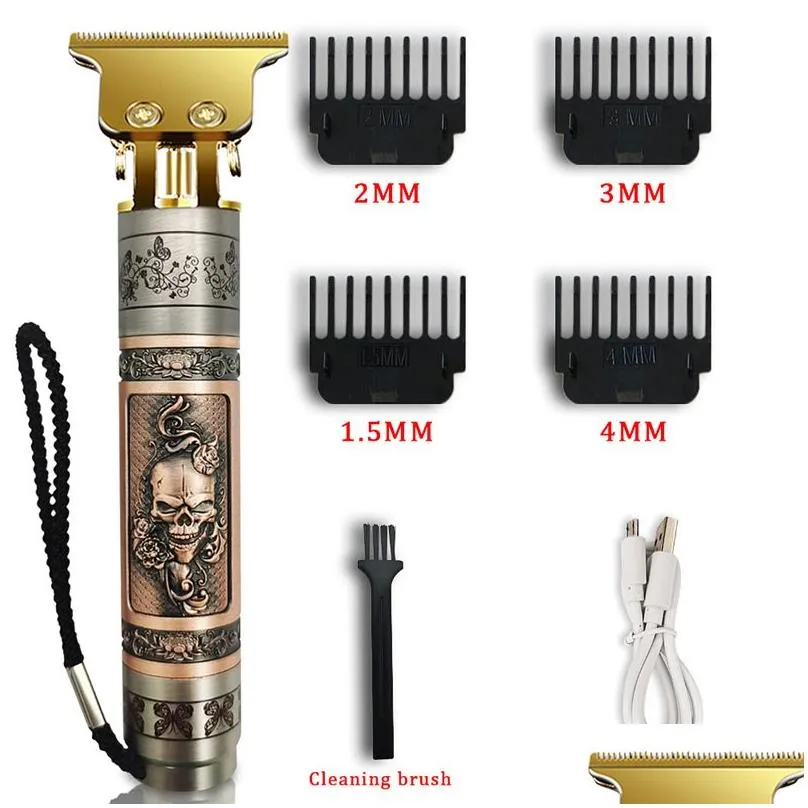 Hair Trimmer Cartoon Sun Wukong Cordless Hair Trimmer Professional Clipper Electric Black Shaver With Box Drop Delivery Hair Products Dh5Ej