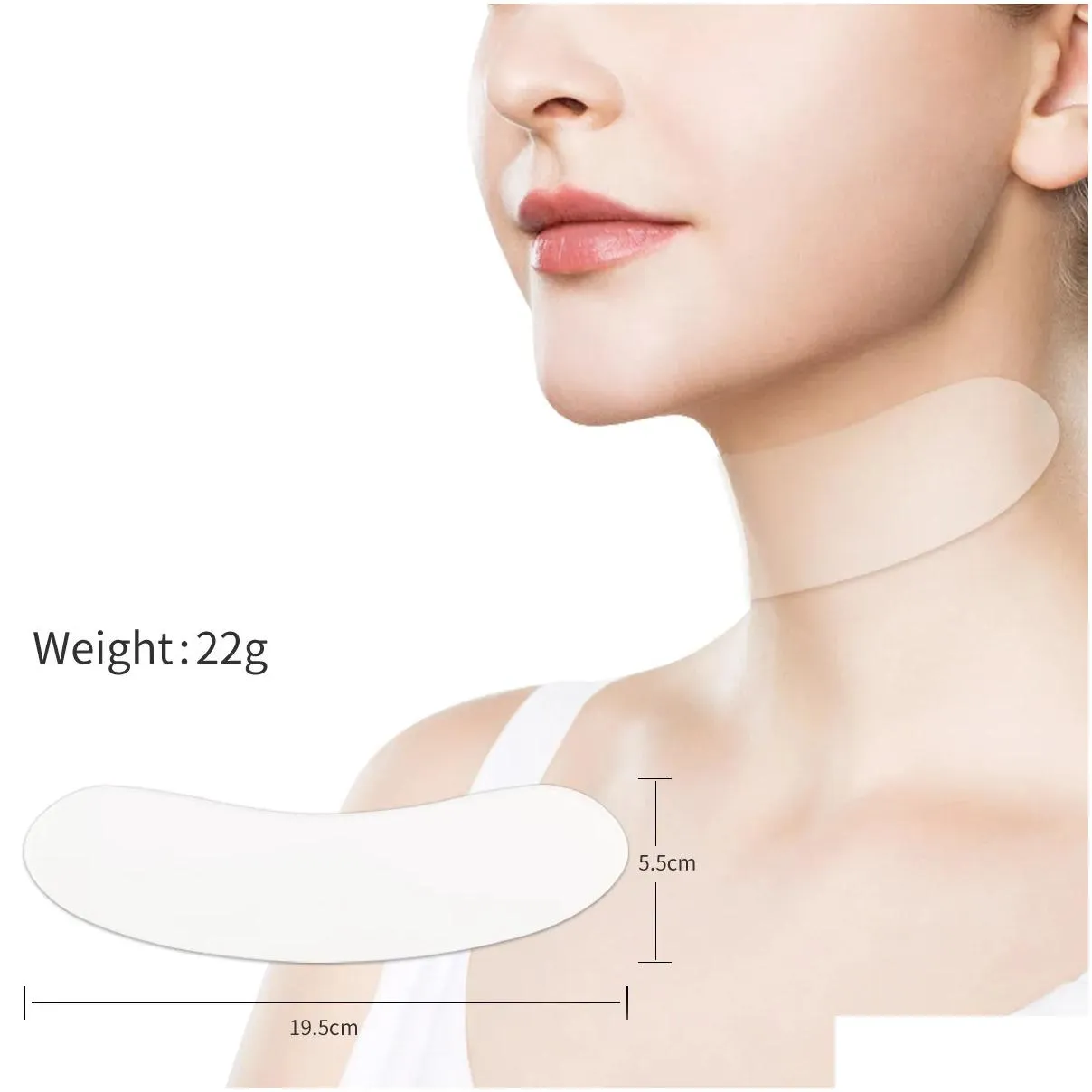 Other Health & Beauty Items Sile Neck Es For Wrinkles Anti Microgroove Removal Necks Wrinkle Pads Skin Care Silica Gel Drop Delivery H Dhmew