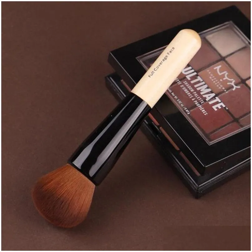 Other Health Beauty Items Epack Fl Erage Face Brush - Soft Synthetic Cream Liquid Foundation Makeup Blending Tool Drop Delivery Dhgfv