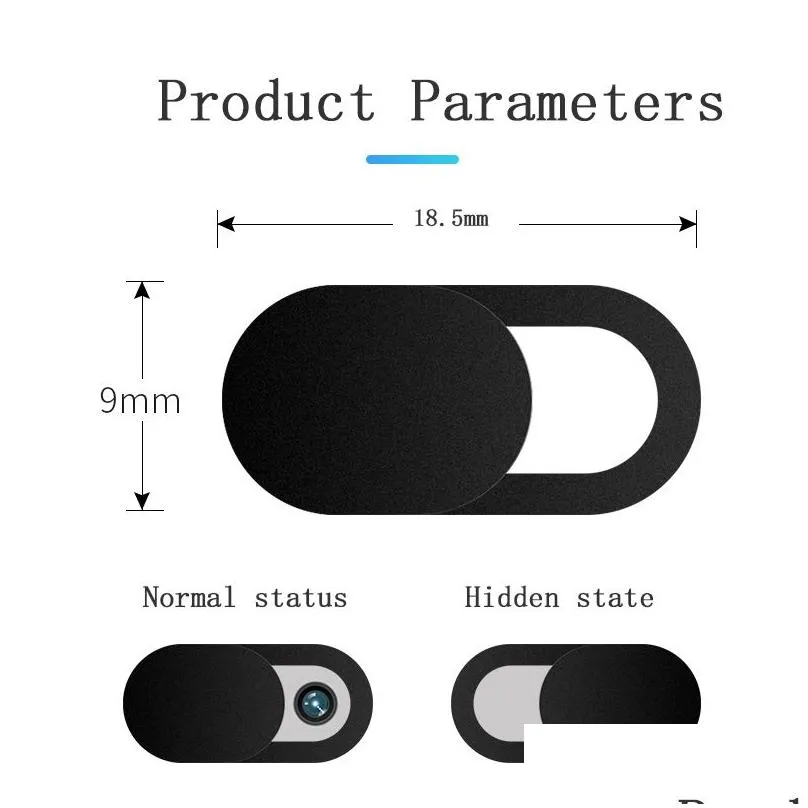 webcam cover shutter slider plastic for iphone web laptop pc for ipad tablet camera mobile phone privacy sticker protect your