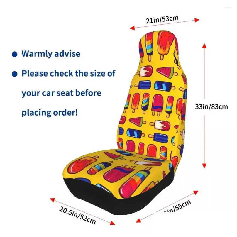 car seat covers popsicles frenzy cover custom printing universal front protector accessories cushion set