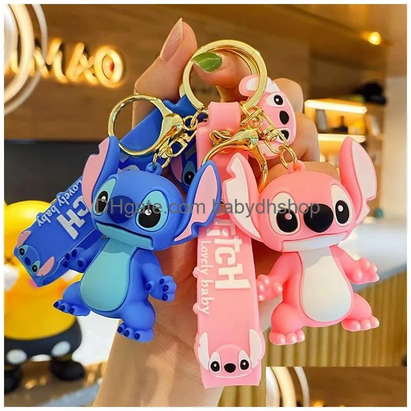  creative cartoon doll pvc bag pendant decoration keychain internet famous car keychain couple birthday gift factory spot wholesale