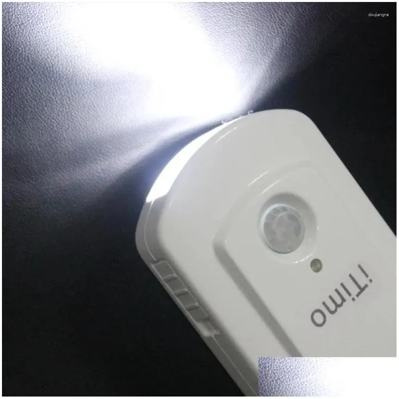 wall lamp pir sensor torch 3 batteries light & motion doorway emergency night lights
