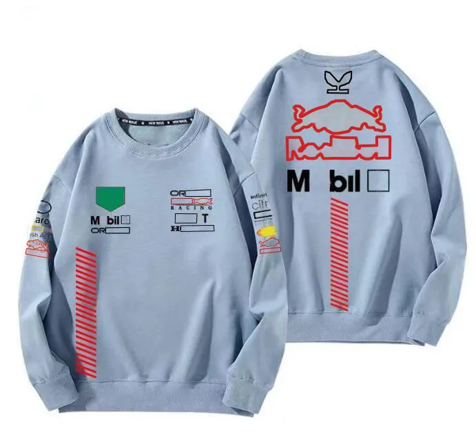 2024 new F1 racing round neck sweatshirt spring spring outdoor sweatshirt with the same customised