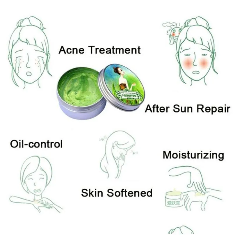 Other Health & Beauty Items Afy Tuple Concentrated Aloe Vera Gel Creams Soothing Moisturizing Acne Oil-Control Moisutrizing Face Cream Dhsvr