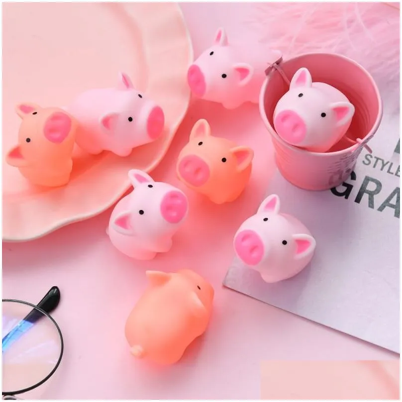 Decompression Toy Funny Screaming Pig Novelty Cute Cartoon Vent Piglet Squeeze Sound Toy Relieve Decompression Gadgets Gift Toys Drop Dhzhx