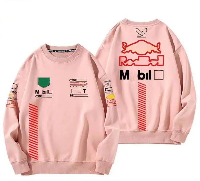 2024 new F1 racing round neck sweatshirt spring spring outdoor sweatshirt with the same customised