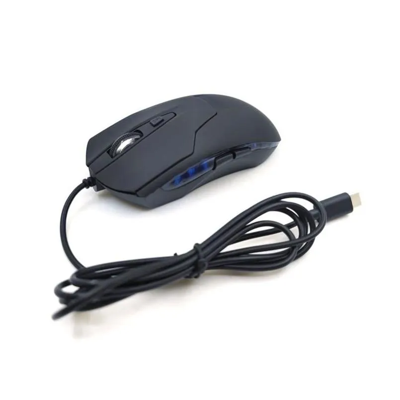 mice 3d type c wired mouse gaming mouse silent ergonomics optical mouse 2400 dpi computer mouse gamer for pc/laptop/desktop