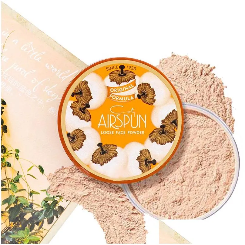 by dhl  airspun loose face powder 65g translucent extra coverage and translucent 2 colors stock ready