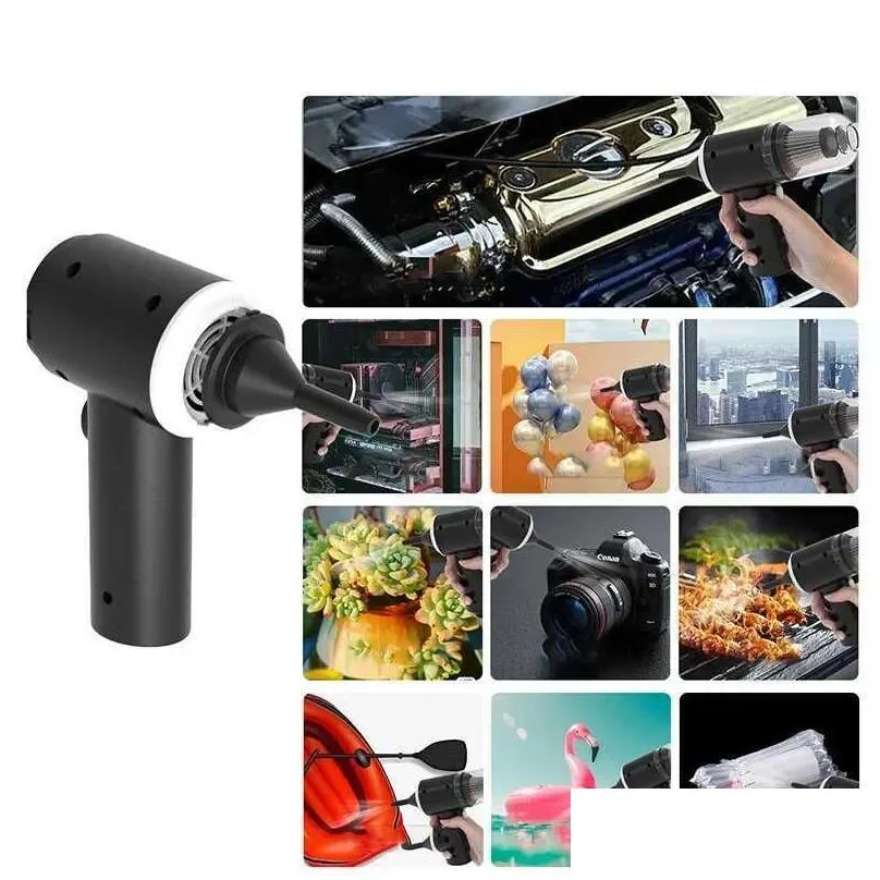 Car Vacuum Cleaner 9000Pa Wireless Usb Charging 1200Mah Portable Cleaning Appliance Mini Wet And Dry Drop Delivery Dhjwg