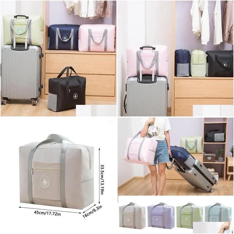 storage bags portable flight under seat travel shoulder bag carry on hand luggage handbag