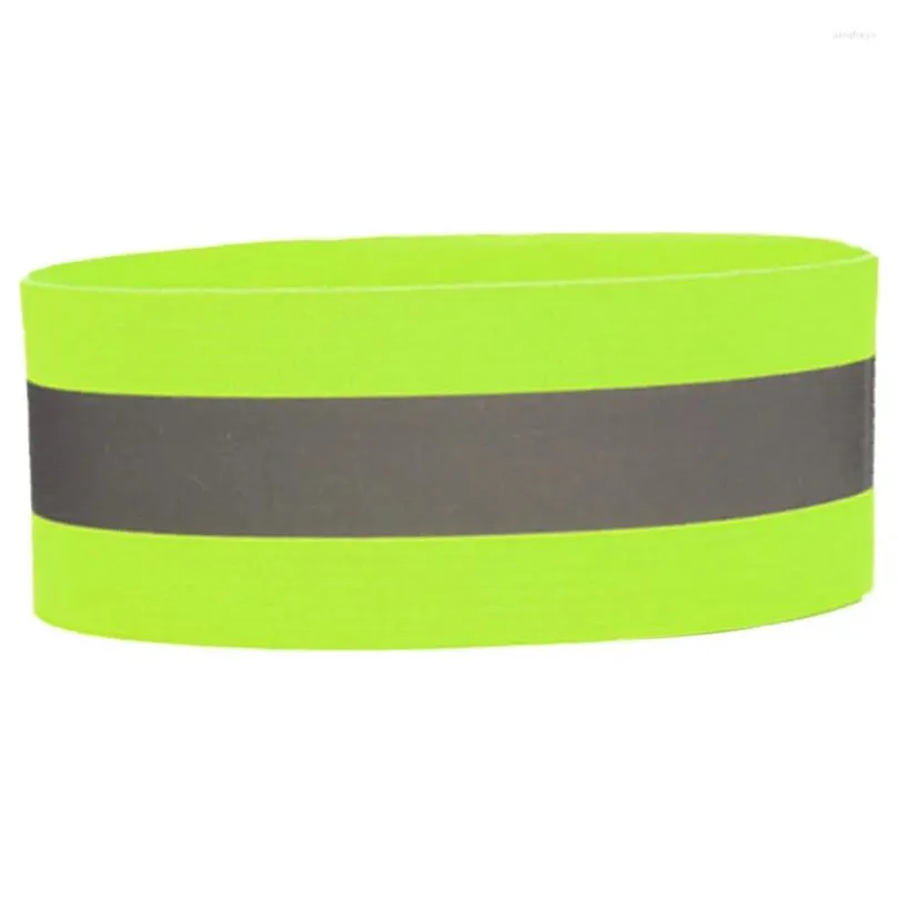 knee pads reflective bands adjustable bracelet strap high visibility safety straps for night walking cycling running