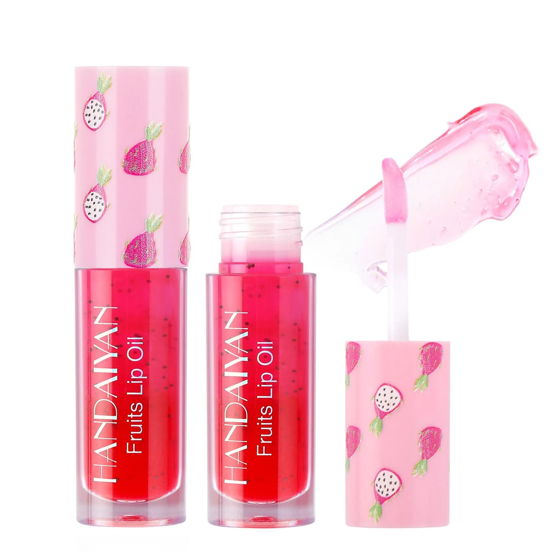 Lip Gloss Fruit Series Lip Oil Gloss Bk Glass Lips Moisturizing Transparent Balm Removing Dead Skin And Fading Lines Makeup Drop Deliv Dhi8H