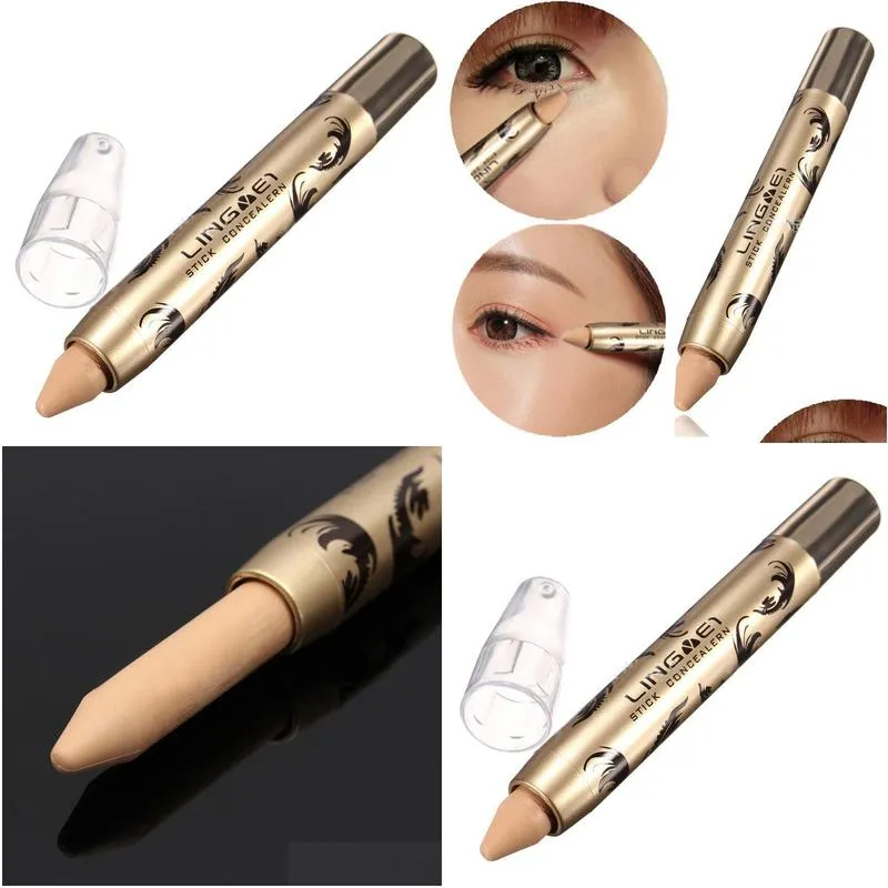 Concealer Lingmei Professional Stick Concealer Natural Flawless Studio Make Up Concealers Pen Best Dark Circles Eye Corrector Makeup D Dhjb1