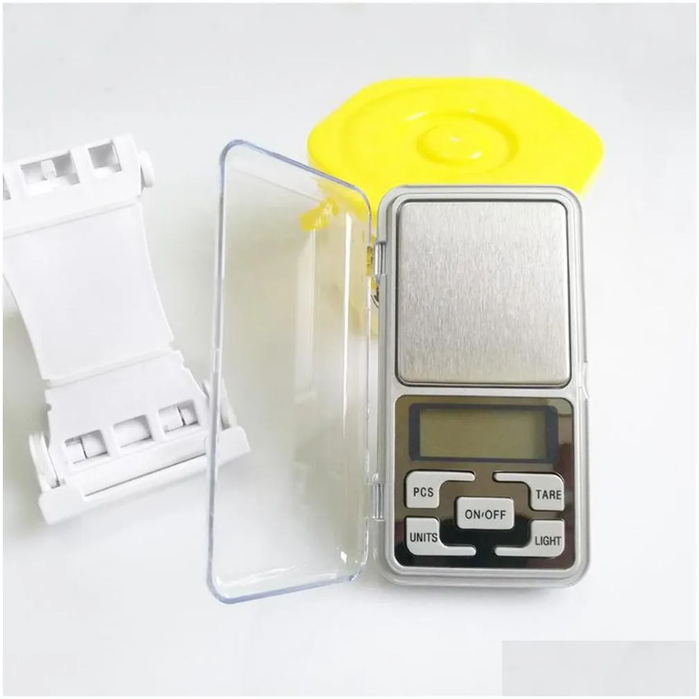 Weighing Scales Wholesale English Style Electronic Mini Pocket Scale With Retail Box 100G/0.01G 200G/0.01G 300G/0.01 Digital Scales Pr Dh7X6