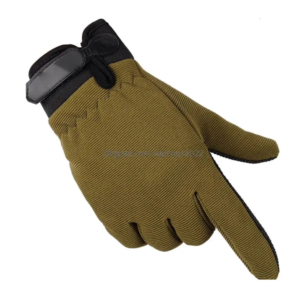 Mittens Tactical Gloves Summer Mens Lightweight Breathable Outdoor Cycling Fishing Sports Nonslip Women Fl Finger Glove Half 230829 D Dhidf