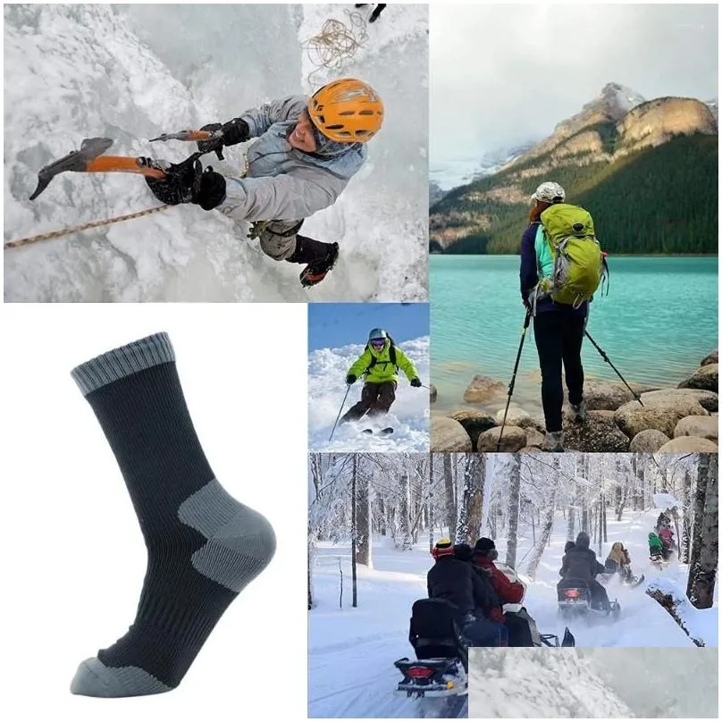 sports socks practical snow warm waterproof multipurpose outdoor for hiking wading camping fishing