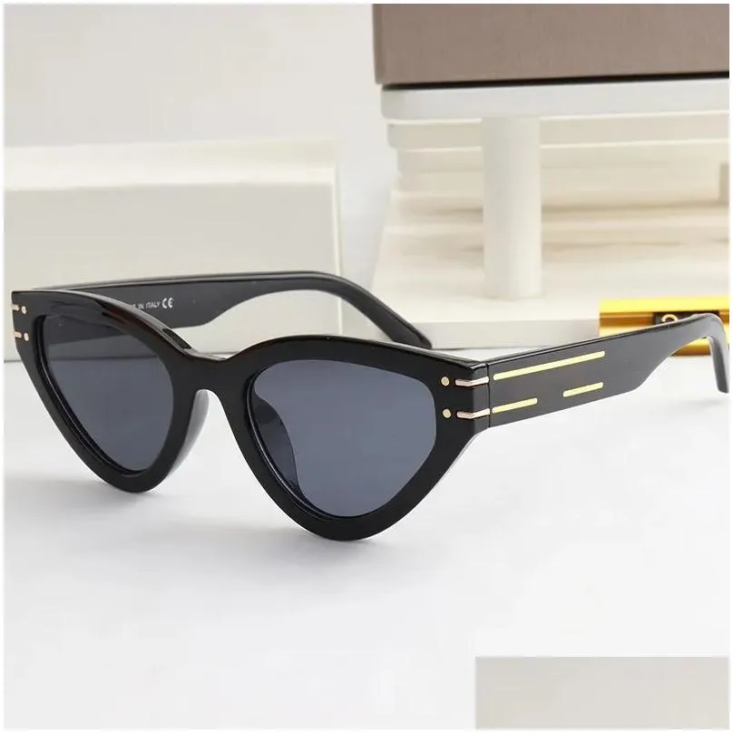 cat eye glasses glasses sunglasses men fashion ins net red same men and women classic grandmaster t3007 28 gold black silver frame resin lenses with box