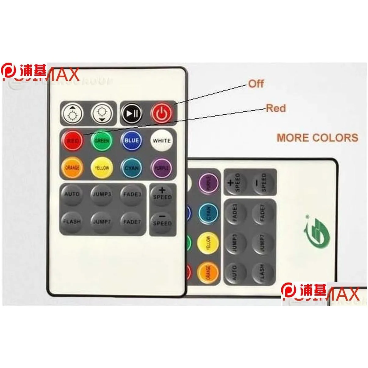 Rgb Controllers 2Pcslot Practical 20Key Infrared Rgb High Voltage Ir Remote Controller For 220V 110V 35285050 Led Strip Light1558743 D Dhqkh