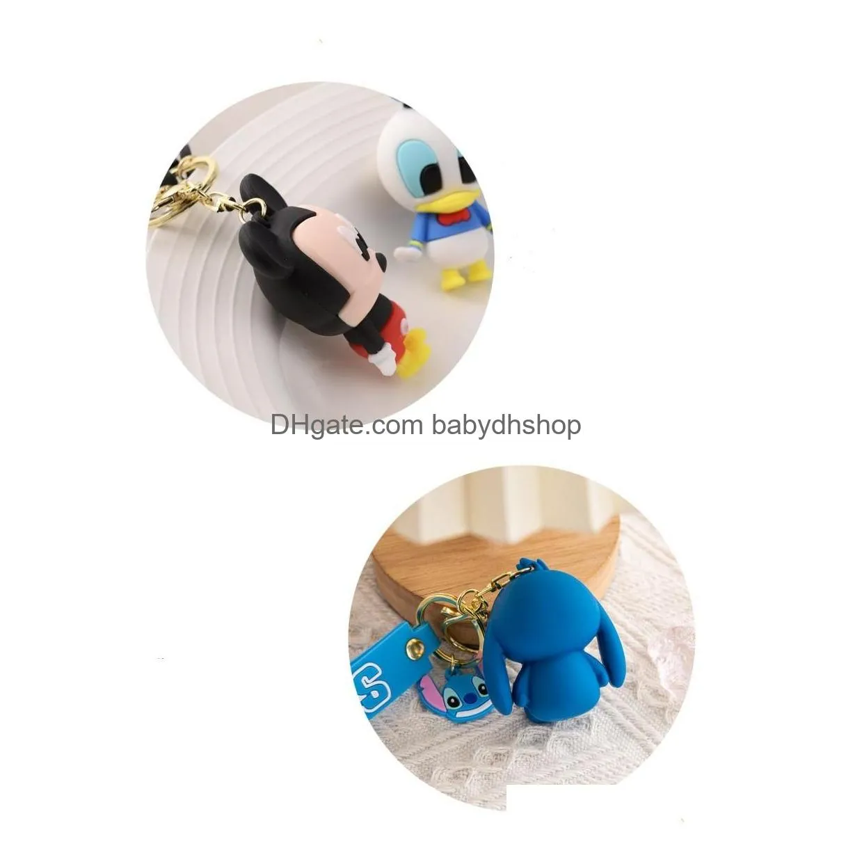 valentines day lovers cute cartoon doll keychains internet red pendant silicone keychains wholesale