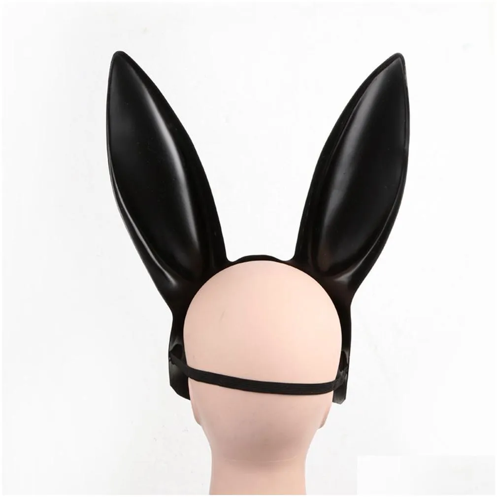 Party Masks 5Pcs Bunny Masks Rabbit Ear Mask Womens Costume Showgirl Dance Prop Rabbits Masquerade Simply Gorgeous Bunnies Ears Party Dhlha