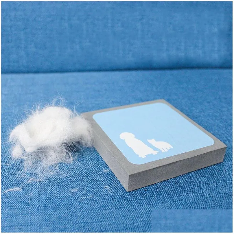 dog cat hair remover reusable foam sponge lint brush pet accessories for furniture carpets car seats clothing jk2012xb