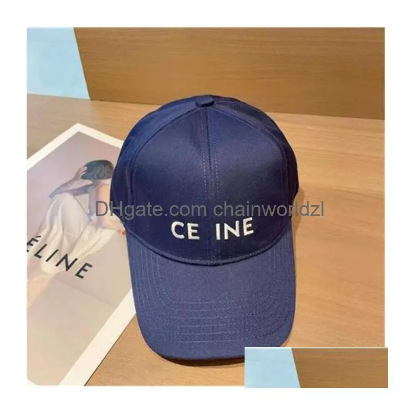 luxury designer hat embroidered baseball cap female summer casual casquette hundred take sun protection sun hat