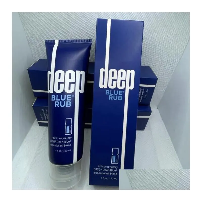 Other Health & Beauty Items Eep Blue Rub Topical Cream With Essential Oils 120Ml Body Skin Care Moisturizing Drop Delivery Health Beau Dhvtm