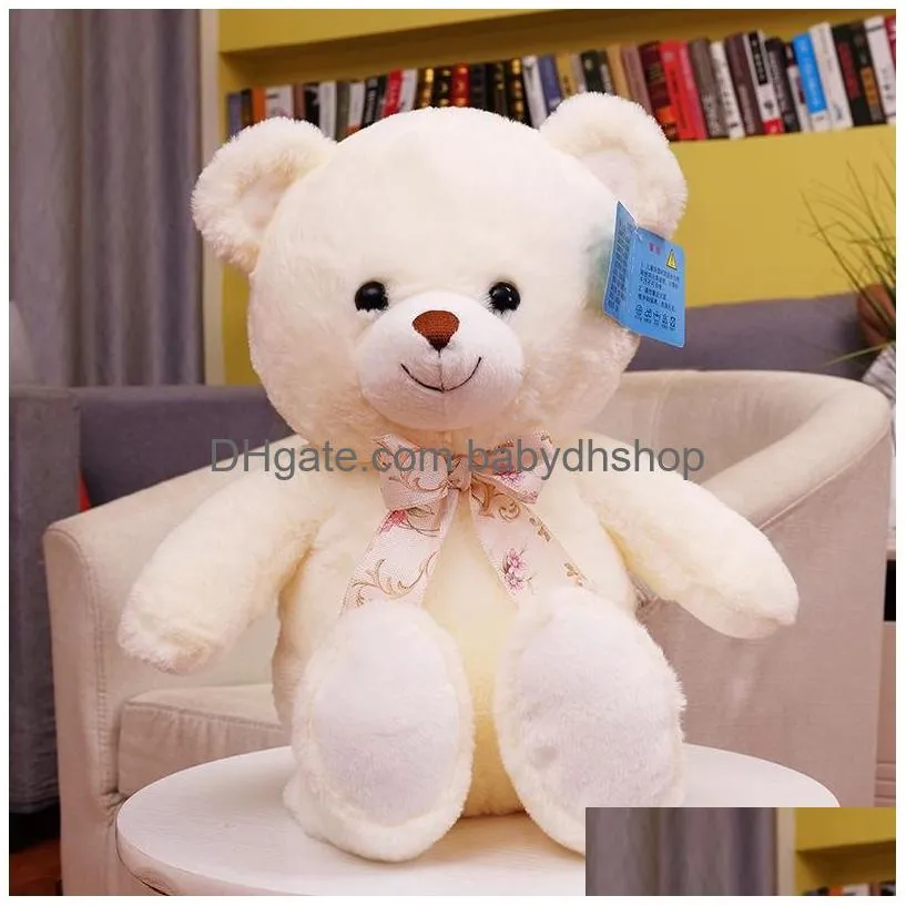 christmas cute cartoon bear plush doll wildlife toy activity gift factory wholesale stock