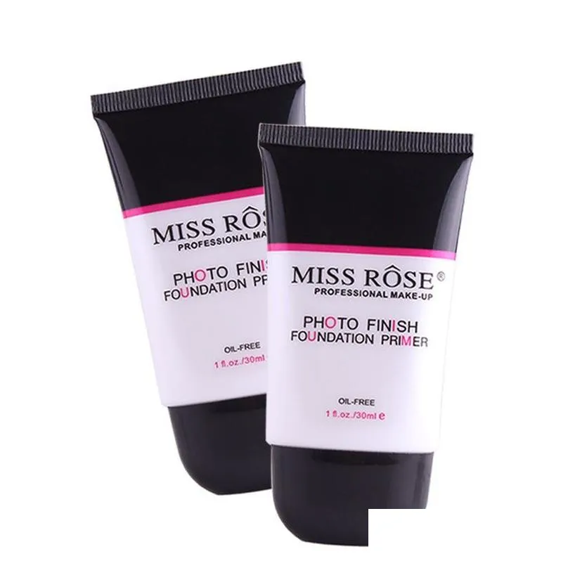 Foundation Primer Miss Rose Po Finish Foundation Primer For Oily Skin Oil- Smooth Lasting Facial Makeup Base Professional Face Drop De Dhuek