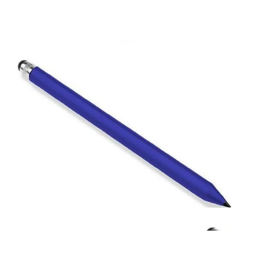 high quality capacitive resistive pen touch screen stylus pencil for samsung pc phone 7 colors