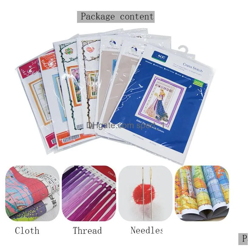 fuji mountain 2 handmade cross stitch craft tools embroidery needlework sets counted print on canvas dmc 14ct /11ct