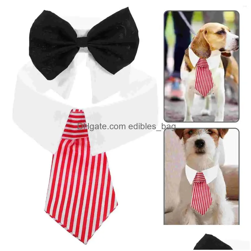 cat costumes 1 set of pet bow tie adjustable necktie dog collar cats puppy ornaments