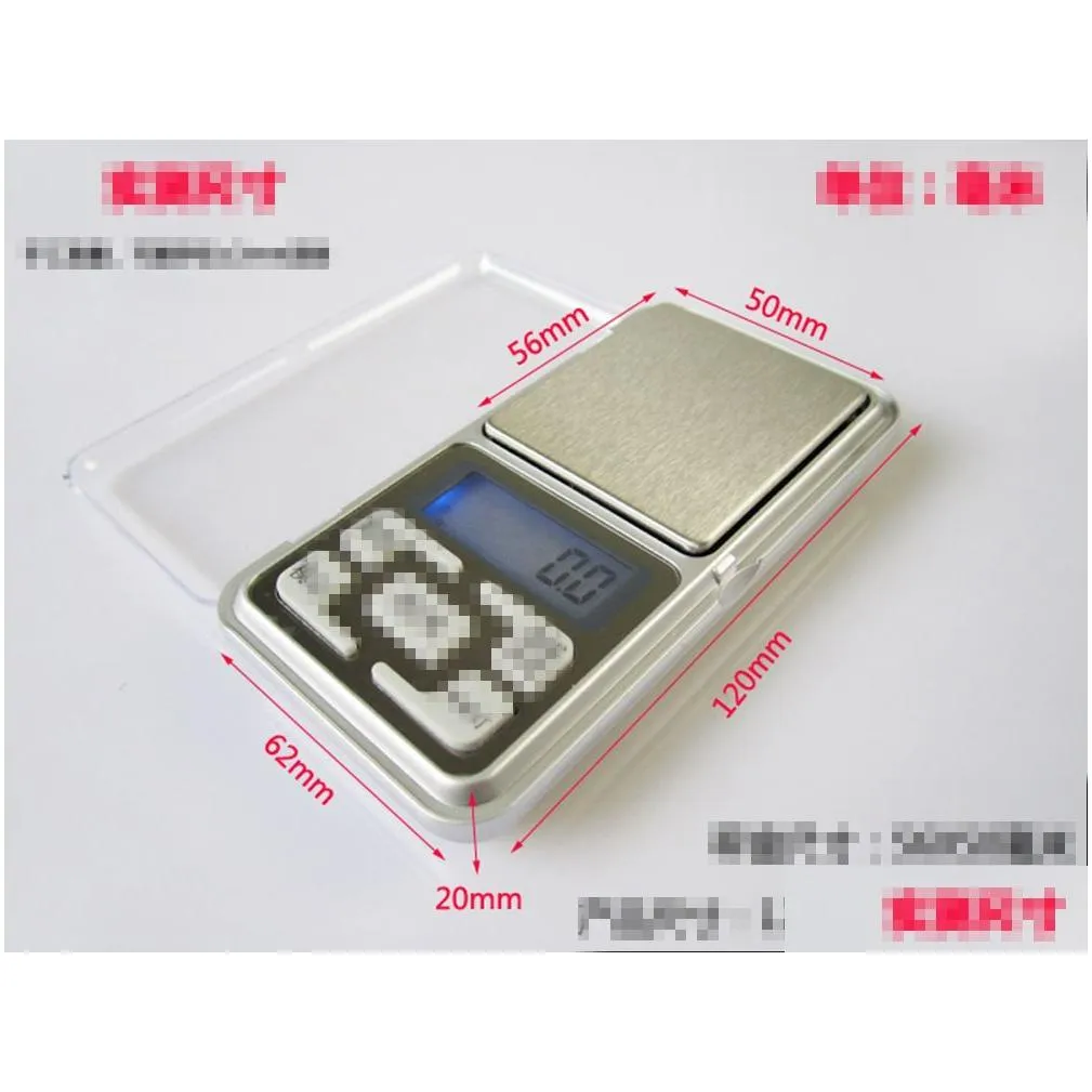 Weighing Scales Wholesale English Style Electronic Mini Pocket Scale With Retail Box 100G/0.01G 200G/0.01G 300G/0.01 Digital Scales Pr Dh7X6