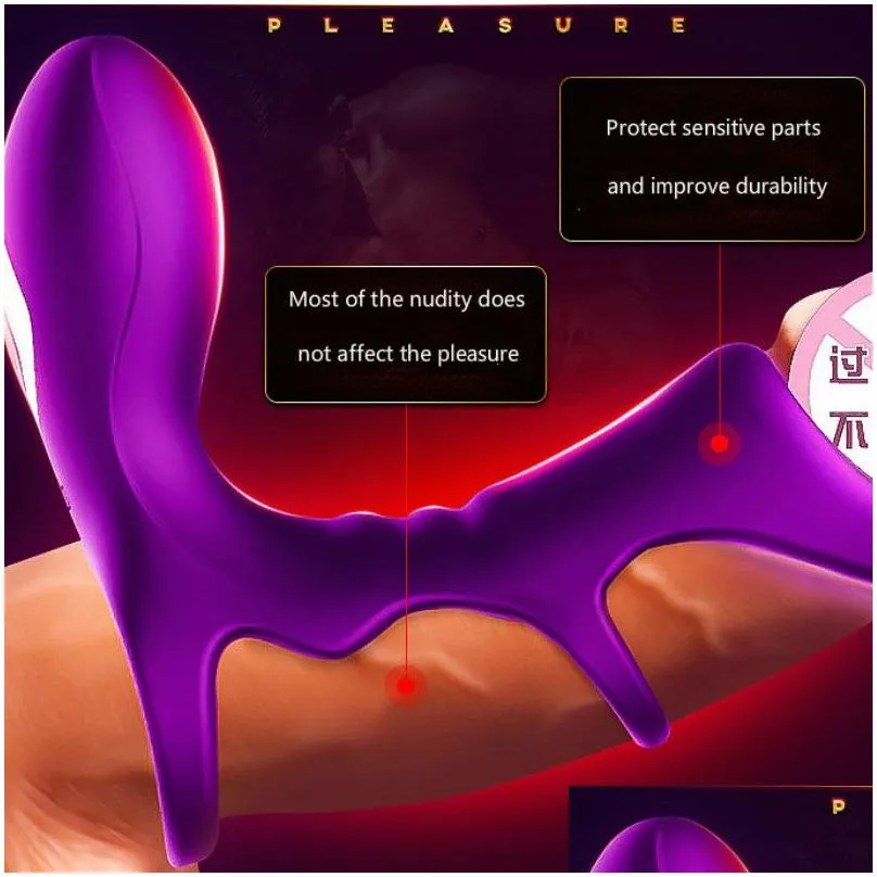 Other Health & Beauty Items 7 Speeds Vibrator Ring Penis Cock For Men Delay Ejacation G Spot Clit Vagina Stimation Adt Toys Couples Dr Dhqyd