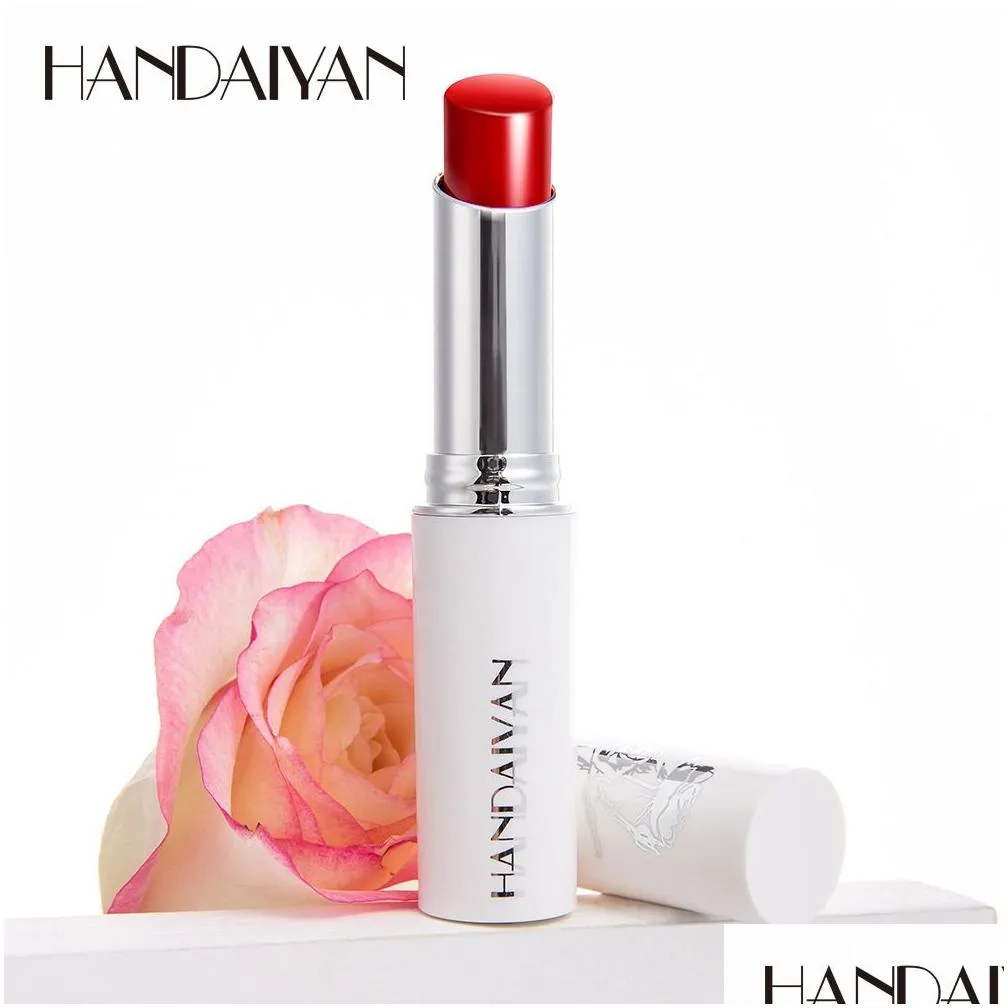 Lip Balm Rose Essence Tinted Lip Balm  Oil Moisturizing Nutritious Repair Long Lasting Lipstick Natural Lips Care Makeup Drop Dhdca