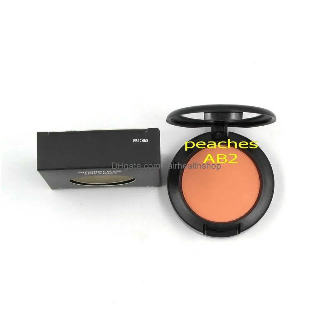 Blush Makeup B Sheertone Bes Powder Rouge A Levre 6G Long-Lasting Natural Easy To Wear 12 Colors Face Make Up Fard Drop Delivery Healt Dhau0