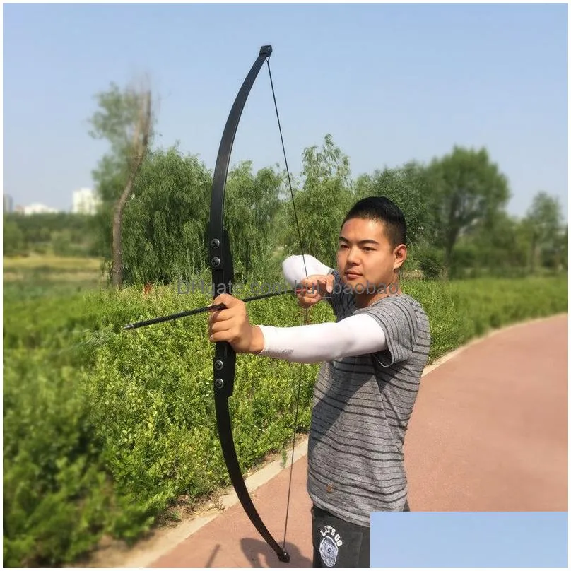 40 lbs archery bow powerful recurve bow for right hand outdoor hunting shooting traditional long bow with target9087787