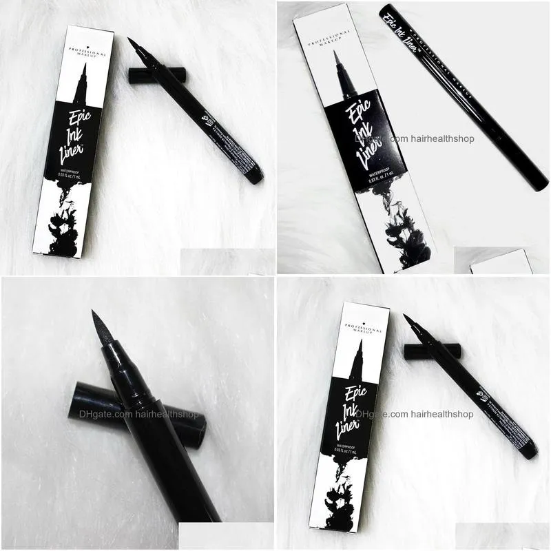 Eyeliner Liquid Eyeliner Pen Ink Liner Waterproof Long-Lasting Easy To Wear Natural Finely Headed Pro Makeup Eyeliners Drop Delivery H Dhgzc