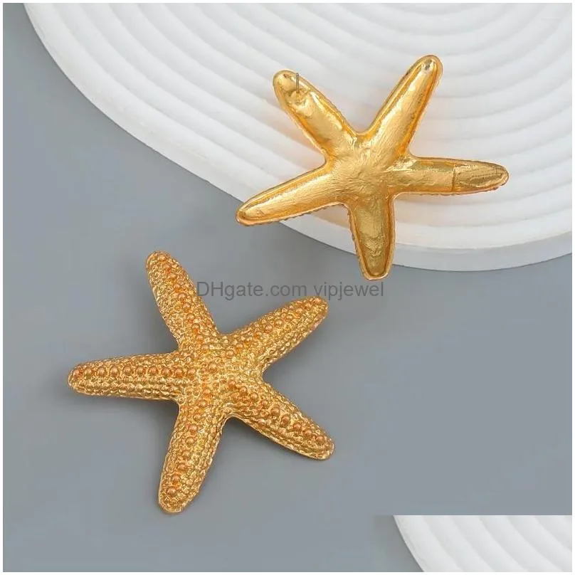 dangle earrings metal summer starfish animal for womens simple creative banquet jewelry accessories