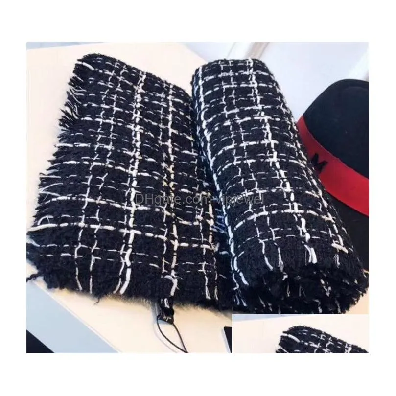 american and european imitation cashmere scarf lady autumn and winter dualuse shawl plaid fringe thickened double couples
