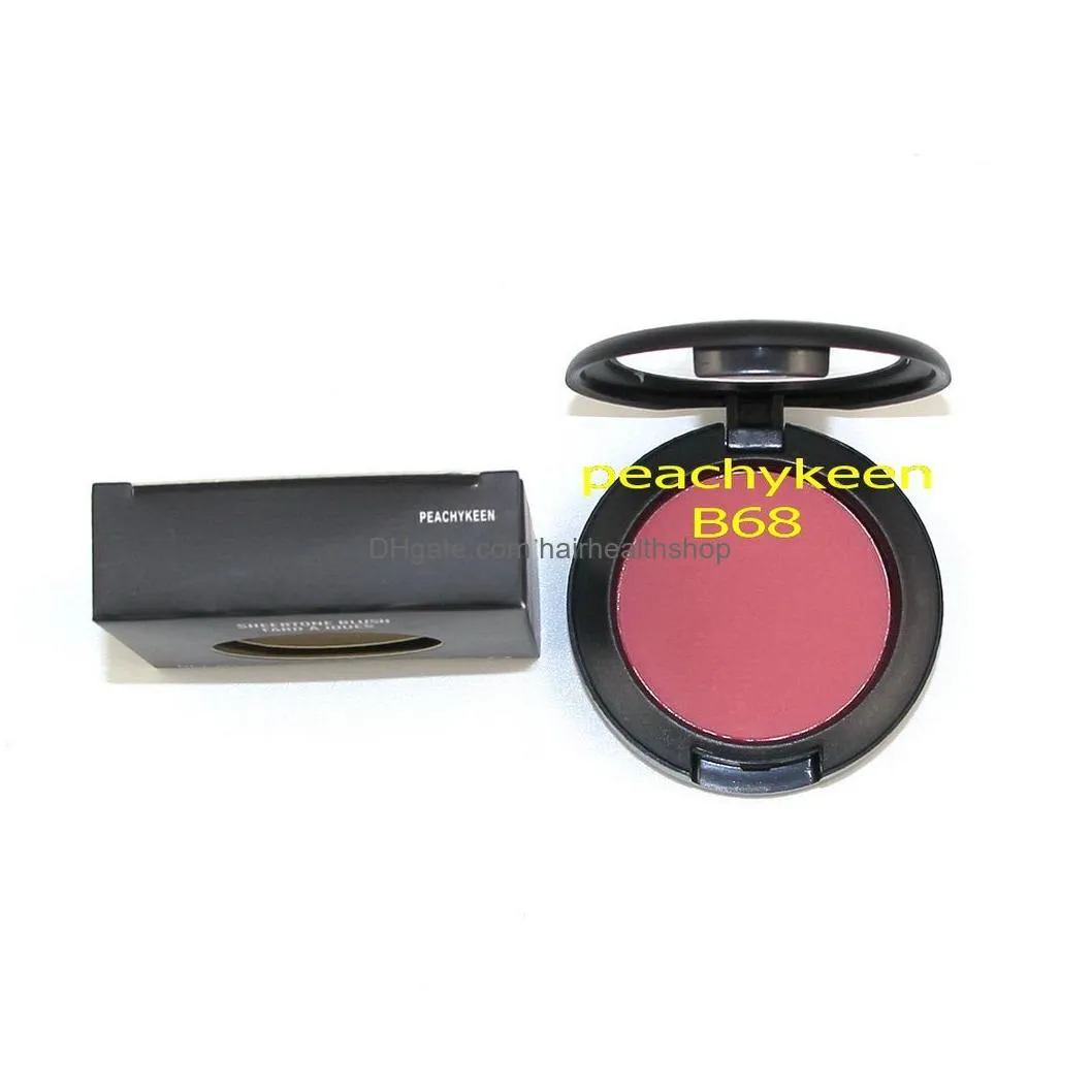 Blush Makeup B Sheertone Bes Powder Rouge A Levre 6G Long-Lasting Natural Easy To Wear 12 Colors Face Make Up Fard Drop Delivery Healt Dhau0