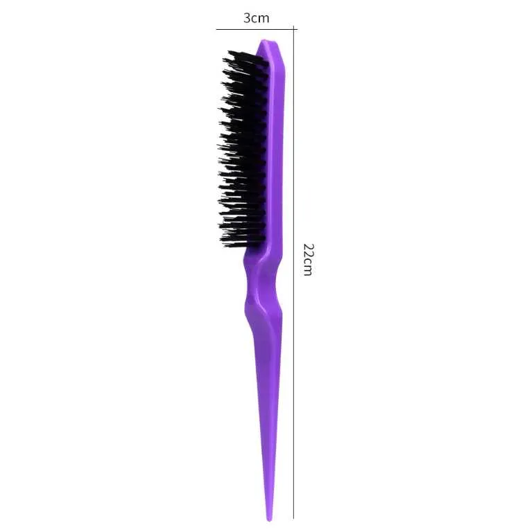 Professional Hair Brushes Comb Teasing Back Combing Hair Brush Slim Line Styling Tools 