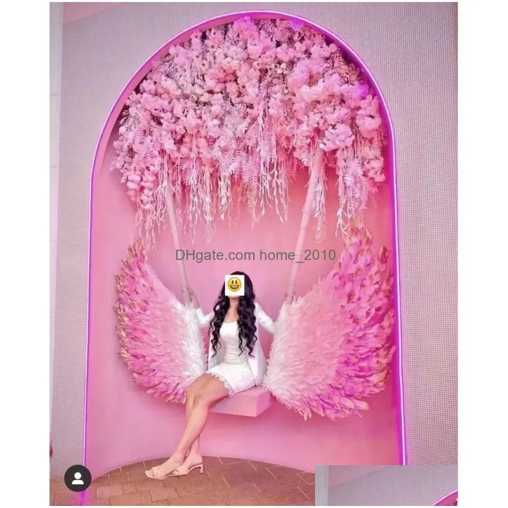 other event party supplies customized creative swings decorations large pink angel wings cute pography shooting props contact