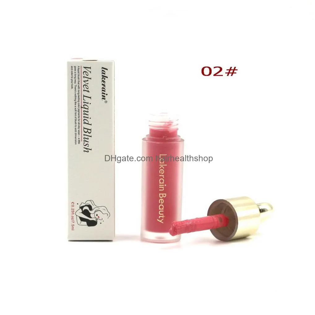 Blush Lakerain Beauty Makeup Pink B Liquid Rouge A Level Mtiple Using For Eyes Lips Sweestproof Long-Lasting Easy To Wear Natural Face Dh05Z