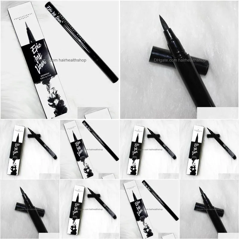 Eyeliner Liquid Eyeliner Pen Ink Liner Waterproof Long-Lasting Easy To Wear Natural Finely Headed Pro Makeup Eyeliners Drop Delivery H Dhgzc